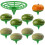 10 Packs Melon Cradles Trellis - Stable Fruit Support Stands to Keep Watermelons,for Raised Beds & Backyard 1