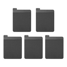 5 STK Hechting Laptop Achterop Opslagtas - Grote Rekbare Stof Organizer voor Muis, Tablet, Digitale Harde Schijf en Pen