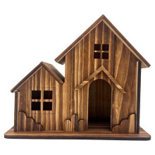 Outdoor Birdhouse, Wooden Birdhouse, Spacious Interior, Ideal for Bluebirds, Goldfinches, and Yellow Finches