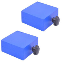 Lab Jack Laboratorielift Ställbord 2-Pack, 4" X 4" Lyftbord, Justerbar Saxplattform, 20 Lbs Belastning