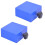 Lab Jack Laboratory Lift Stand Table 2 Pack, 4" X 4" Lift Table, Adjustable Scissor Platform, 20lbs Load 1