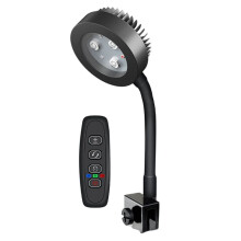 USB Seawater Lamp with Timer & Dimming, 360 Adjustable Clamp Light for Marine Fish Tank