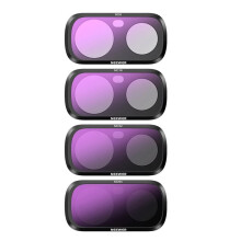 NEEWER ND Filter Set for Ultra , ND8 + ND16 + ND32 + ND64 Gimbal Action Camera Lens Filter