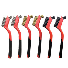 Small Wire Brush Set for Cleaning and Removing Rust From Holes, Contains 6 Brushes.