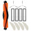 Compatible for  F9 Pro / D9 Max White Main Roller Side Brush Hepa Filter Mop Cloths Accessories 1