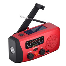 Emergency Hand Crank Radio with LED Flashlight Portable Solar Crank Radio Hand Crank Generator for Emergencies Outdoor