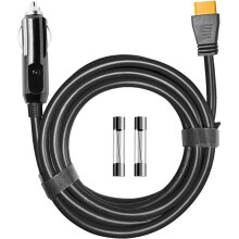 (10FT) 12V/24V Car Charging Cable to XT60 Connector for SOLIX C300/C1000/F2000, Delta 2