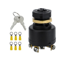 Marine-Zündschalter mit Anschlüssen Marine-Motor-Zündschalter-Kit für Innen- und Außenbordmotorboote