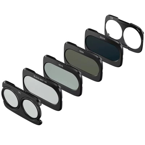 Split Filter Kit 6658 ND16 ND64 ND256 CPL 1/4 Black Diffusion Lens Filters for  Osmo Pocket 4P 6658 Stackable