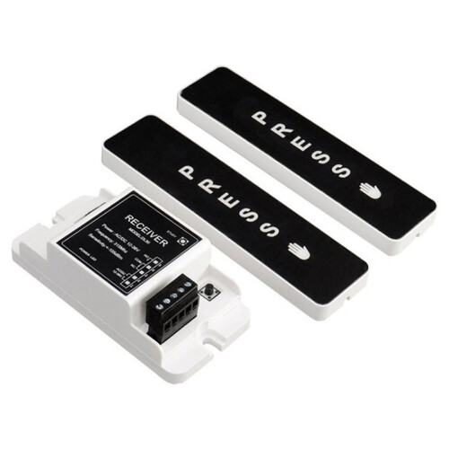 315MHz Wireless Battery Power Push Exit Button  Touch  for Automatic Sliding Door Gate Opener 1