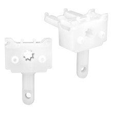 2 Pièces de Pièces de Rechange pour Stores Verticaux, Accessoires de Réparation en Plastique Blanc pour Contrôle de Tige de Store Vertical