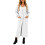 Women's Thin Type Stylish Cable Knit Cardigan with-White L 1