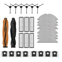 Replacement Fit for D20 Pro / D20 Pro Robot Vacuum Accessories Main Side Brush Filter Dust Bag Spare Parts