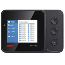 ISDT BG-18S Battery Lithium Battery Detector Digital Display LiPo/LiFe12-18s Multiple Types Batteries Fast Charger