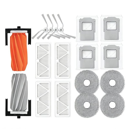18Pcs Replacement Parts for  ROMO S/A/P, Vacuum Brush Filter Dust Bag Mop Accessory Set