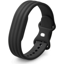 2pcs Silicone Sport Bands for for Air, Unisex, Available in Black and White,Watch Strap