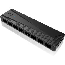 2 in 1 Hub LED Controller 5V 3Pin ARGB 4Pin PWM Power Multi Splitter 8 Way for PC Chassis Case Computer Accessories