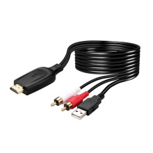 Convertidor Extractor de Audio ARC Compatible con A RCA 192KHz DAC SPDIF Coaxial RCA para Monitor de TV