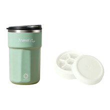Self Stirring Mug +Ice Tray 12oz USB-C Rechargeable Magnetic Coffee Mixing Cup for Iced Coffee Tea Protein C