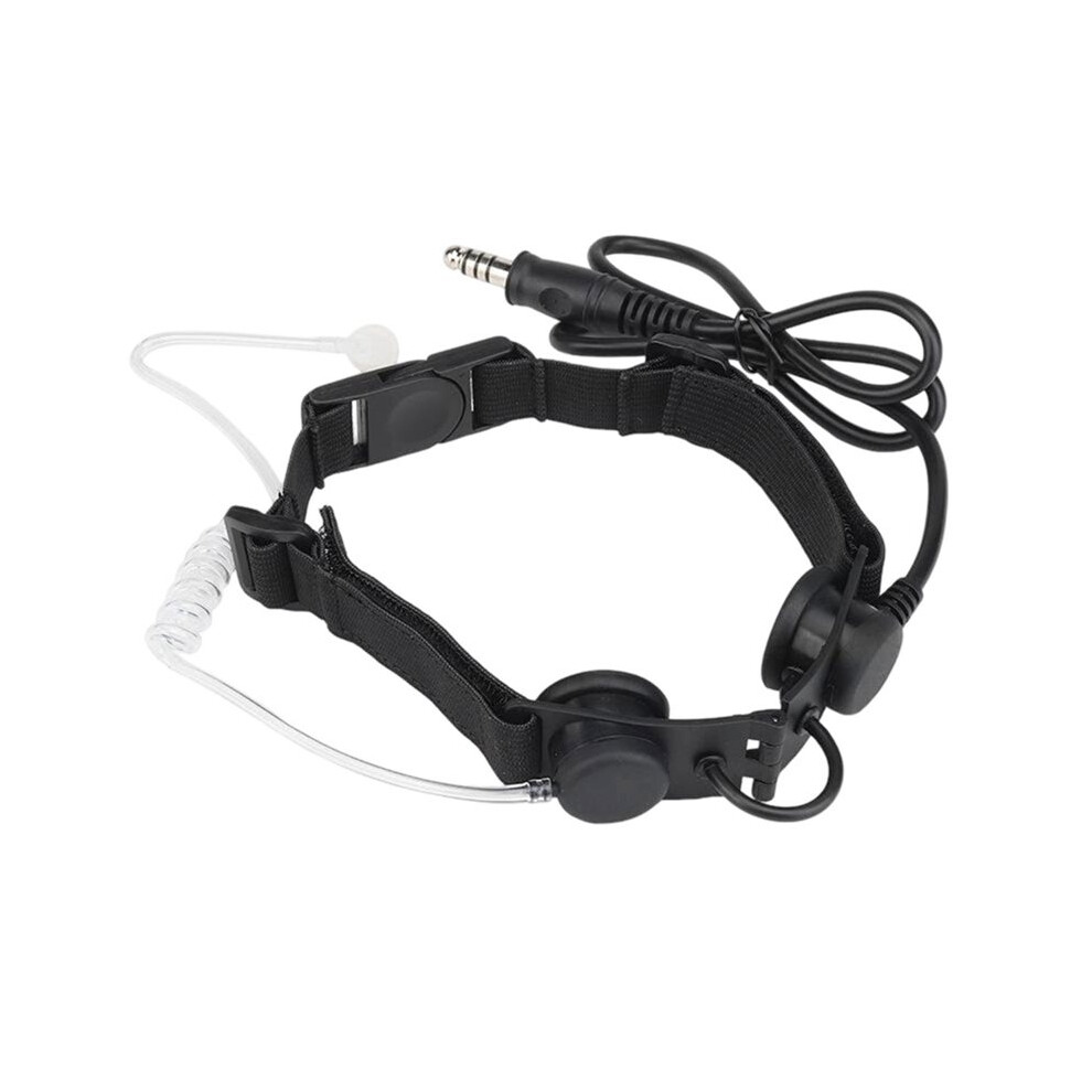 Photos - Headphones WOSPORT Tactical Throat Mic Eaphone Laryngeal Tactical Throat Microphone for BF-C1 BF-T20 WLN KD-C1 KD-C2