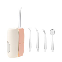 Portable Water Flosser for Travel, Cordless Oral Irrigator with 4 Pulse Modes, Ideal for Home & Offices