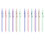 12 Pcs 0.5mm Ink Pens, Quick Dry Medium Point Smooth Writing Pens, Retractable Cute Pens for Journaling Note Taking 2