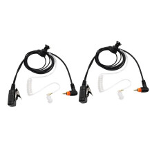 2pezzi Auricolare 3.5mm 1Pin Radio Air Tubo Acustico Nascosto Auricolari Cuffie per  SL1M SL1K SL2M SL2K SL1600 SL300