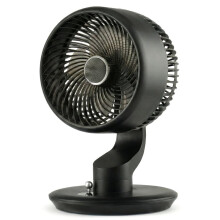 USB Desk Fan 5 Speed Adjustable 9H Timer & 120 Oscillating Electric Fan Wall-Mounted Kitchen Toilet Silent Fan Black