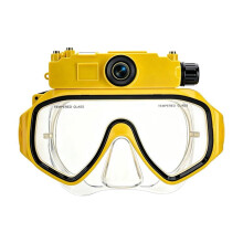 Unterwasser-DV-Kamera HD 720P Tauchermaske Kamera Wasserdicht Anti-Beschlag Video Kamera Taucherbrille Schwimmbad A