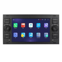 Radio de Coche Inalámbrico Auto 4GB+32GB Reproductor de Video Multimedia de 7" DSP GPS para Transit Fiesta Focus para Mondeo