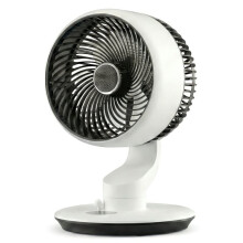 USB Desk Fan 5 Speed Adjustable 9H Timer & 120 Oscillating Electric Fan Wall-Mounted Kitchen Toilet Silent Fan White