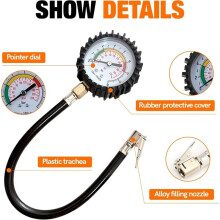 1PC Tire Air Pressure, Monitoring Accurate Air Tire Pressure Gauge, Fit for Various Types of Vehicles Tires