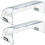 2pcs Adjustable Magnetic Vent Cover for AC Vents, Suitable for Home Ceiling Regulators/Floor Heaters/Heating Systems 1