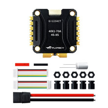 FLIPSKY 4 in 1 8S70A AM32 ESC 70A 4S-8S Brushless Flight Controller Electronic Speed Control with Heat Sink