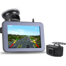 5 Inch Draadloze Backup Achteruitkijkcamera WIFI Achteruitkijk HD Parkeer Monitor AHD1080P voor Vrachtwagen Bus Auto Voertuig Nachtzicht