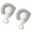 2 PCS Stainless Steel Cocktail Strainer - Bar Shaker Wire Mixed Ice Strainer Bartender Tools & Accessories 1