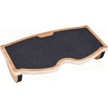 Reposapiés de Madera Ergonómico Que Promueve la Circulación Sanguínea y Mejora la Comodidad, Tabla de Equilibrio Adecuada para Escritorios de Pie