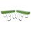 2 Pack Wire Headstone Saddle with Foam Attached Rustproof Galvanized Cemetery Gravestone Saddle 1
