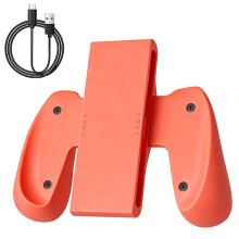 For 2 Controller Charging Grip Stand NS 2 Left/Right Controller Magnetic Charging Handle Bracket Orange