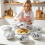 Kitchen Dish Covers for Fruit Service, Bowls, and Plates-20Pcs 5