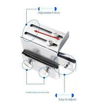 Adjustable Elastic Band Tool for Overlock Machines - Wide Sealing Machine Accessories