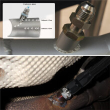 Tubo de Escape de Acero Inoxidable con Junta Especial y Depósito de Recogida de Aceite para Kit de Recuperación e-VAC. Incluye e-VAC de Acero