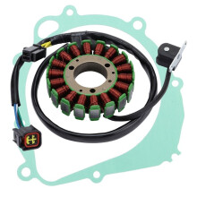 Motorcycle Stator Coil with Gasket 32101-29F00 11483-07G10 for DRZ400 KLX400 Magneto Stator Coil