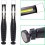 2x Werkstatt-Handlampe 5W COB LED Magnet + Bügel 1