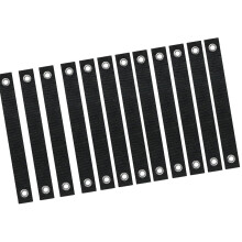 Lot de 12 bandes flexibles en nylon pour attaches d'arbre, 40 x