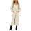 Women's Thin Type Stylish Cable Knit Cardigan with-Ivory S 1
