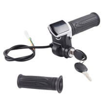 3X 36-V-Gasgriff für Elektroroller mit Tastensperre, Betriebsanzeige für Elektrofahrräder und Motorräder