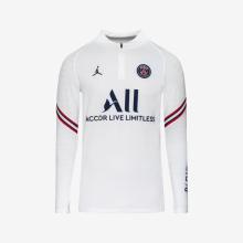 (S, White) Nike Air Jordan Dri-FIT PSG Men's Training Pullover