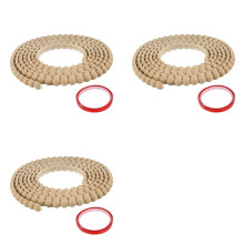 3X Flexible Molding Trim Peel and Stick for Walls Decorative Bead Pearl DIY Wall Trim for Bathroom Mirror Frame Border