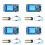 4X  12V Soil Moisture Sensor Relay Control Module Automatic Watering of the Humidity Starting 2